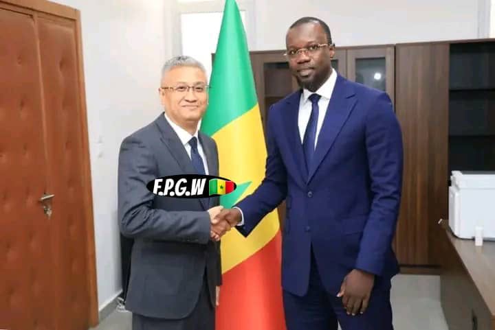 Coopération Sénégal-Cuine: L’Ambassadeur Xiao Han a rencontré le Premier ministre Ousmane Sonko