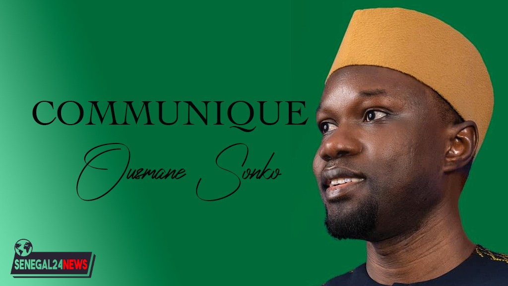 SONKO ÉNONCE LES EXIGENCES SOUVERAINISTESDU PARTI PASTEF/LES PATRIOTES Par Diagne Fodé Roland