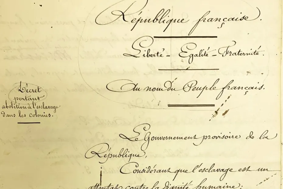 Abolition de l’esclavage : que dit le décret du 27 avril 1848 ?
