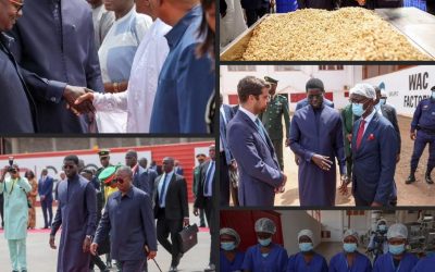 Le Président de la République, Son Excellence Monsieur Bassirou Diomaye Faye, a achevé ce mardi 27 mai 2025 sa visite d’État en République de Guinée-Bissau par une visite dans une usine de transformation de noix de cajou, où il a été accueilli par Monsieur Orlando Mendes Viegas, ministre du Commerce et de l’Industrie.