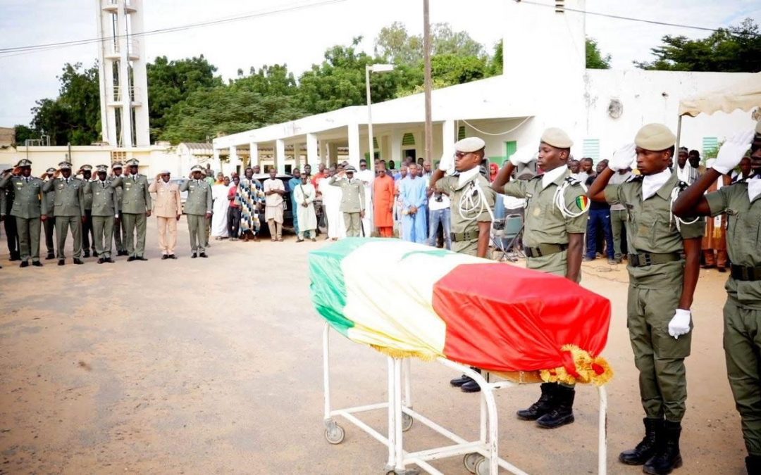 Cérémonie de levée de Corps de l’Adjudant Adama NDIAYE