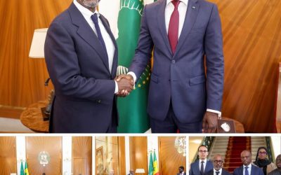 Le Président de la République, Bassirou Diomaye Faye, a accordé, cet après-midi, une audience à M. Abebe Aemro Selassie, Directeur du Département Afrique du Fonds monétaire international (FMI).