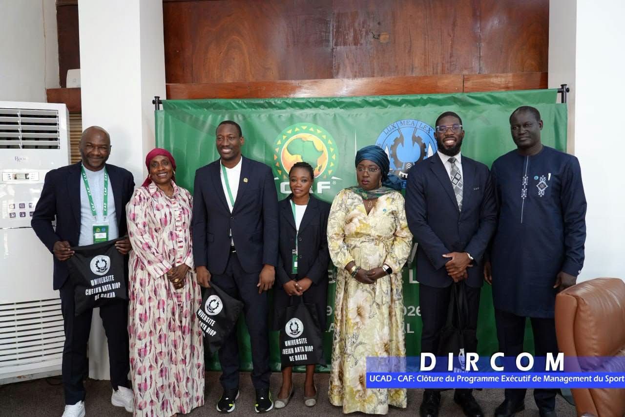 LA CAF ET L’UCAD MISENT SUR LA FORMATION POUR TRANSFORMER LA GOUVERNANCE DU FOOTBALL AFRICAIN