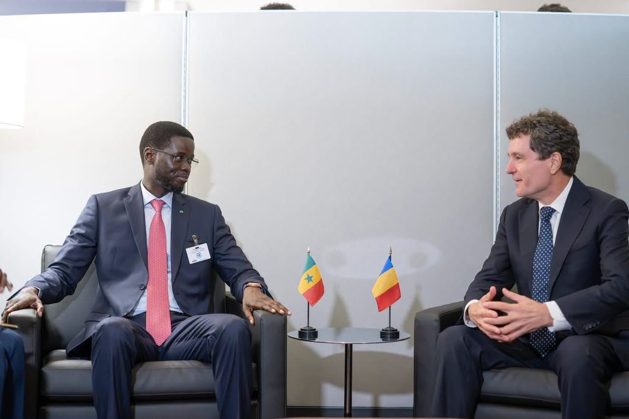 À la suite de ses entretiens avec le Président de la Roumanie et le Président du Conseil européen, le Président de la République, Son Excellence Monsieur Bassirou Diomaye Faye, a pris part ce mardi à la réunion de haut niveau consacrée à la mise en œuvre du Pacte pour l’avenir en Afrique, organisée au siège des Nations Unies par la Namibie, la Zambie, l’Union africaine et l’Organisation des Nations Unies.